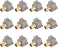 (Pack of 12) PLUMBINGMASTER Pipe Fitting - 1/2" Pex 1/2" Female NPT Swivel Adapter Barb Crimp Fitting, Anti-Corrosion, No Lead, 5 Year Warranty, (PEX1807202-12PCS)