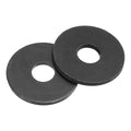 uxcell 20Pcs M8 Fender Washers, Carbon Steel Flat Washer 28mm OD, 2mm Thickness, Metal Gasket for Screws and Bolts, Black Oxide