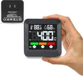 Plug-in 4-in-1 Gas & CO Detector with Temp/Humidity - Natural Gas, Propane & Methane Detector for Home, RV & Apartments (1, Black-Bleep Edition)