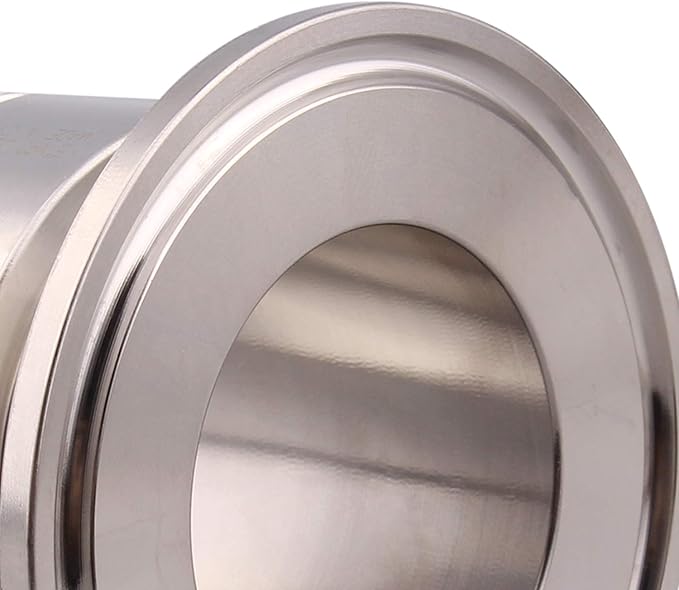 DERNORD 2''Tri clamp Adapter to 1.5 inch MNPT Thread Ferrule Sanitary Pipe Fitting