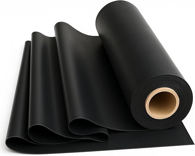 ANJON EPDM Roofing Rubber – 25 ft x 40 ft | 60-Mil Commercial Grade Roof Membrane for Flat Roofs, RVs & Waterproofing Projects