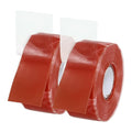 PATIKIL Grip Tape for Handles 1" x5ft, 2 Roll Self-Fusing Silicone Tape for Bike Handles Pull Up Bars Gym Equipment Plumb/Hose/Pipe Leaks Emergency, Red