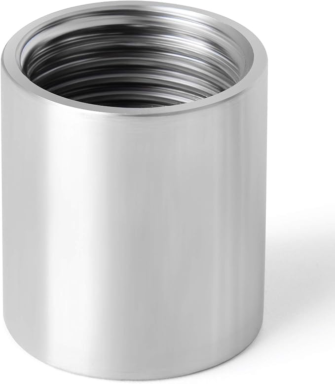 TAISHER 2PCS 304 Stainless Steel Cast Pipe Fitting, Coupling, 1/4" x 1/4" NPT Female Threaded