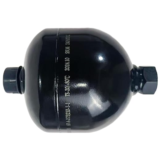 Autovo 3/4-16, 46cu.in (0.75L) UNF Diaphragm Accumulator 4786psi Max Working Pressure