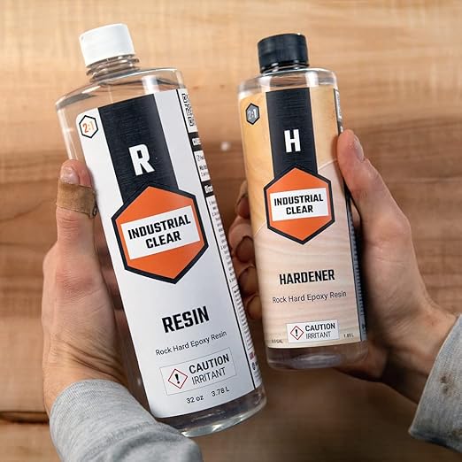 Industrial Clear - Rock Hard Epoxy Resin (48 oz)