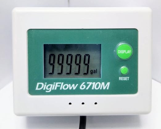 Savant Flow Totalizer and Flow Rate Meter 1" NPT for Water Filter