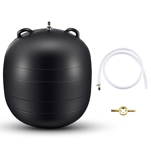 Inflatable Pipe Plug Sewer Test Plug Rubber Plumbing Test Balloon for Sewage Pipeline Inspection(16 Inch,with 39.37 Extension Hose)