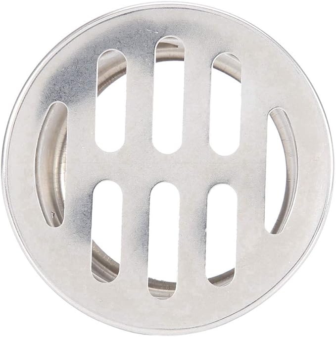 Floor Drain Cover, Stainless Steel Round Anti Blocking Round Grate Cover, Balcony Snap-in Drain Drain Strainers for Bathroom, Kitchen, Washroom, Patios(50 Flat Mouth)