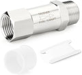 TAISHER 1PCS 316L Stainless Steel 1/8" NPT Male x 1/8" NPT Female Check Valve,Backflow Prevention,One Way Non-Return Check Valves