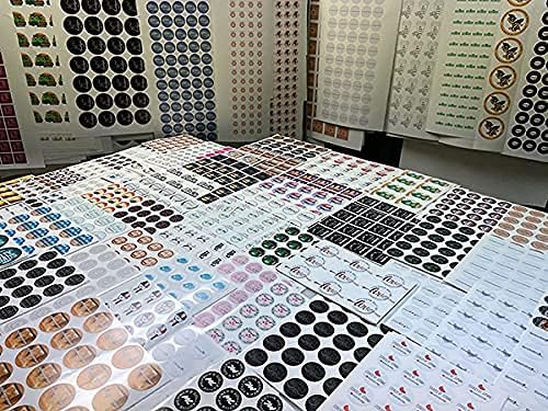 avgrafx Custom Stickers Personalized Labels Waterproof Dishwasher Safe Vinyl 120 2 in, Made USA, Great for Business Packaging Easy Design Your own.