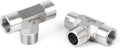 2 piece,NPT3/4 Female - NPT1" Male - NPT3/4 Female tee, 3WayConnector, Fabricate of 304 Stainless Steel.