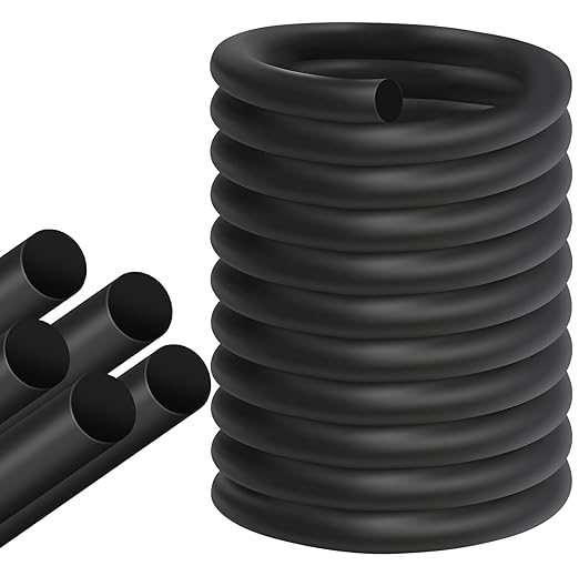ToLanbbt Backer Rod EPDM Rubber 1" Diameter x 20' Length Caulk Saver Door Window Weather Stripping Seal for Concrete Filling Joints and Gaps (Black)
