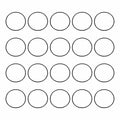 HARFINGTON 20pcs Nitrile Rubber O-Rings 48mm OD 44mm ID 2mm Width Metric Buna-N NBR Sealing Gasket Plumbing Sealing Repair O Rings for Car Auto Vehicle Repair Faucet Air Gas