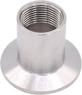 DERNORD Sanitary Female Threaded Pipe Fitting to 1.5 Inch TRI CLAMP (OD 50.5mm Ferrule) (Pipe Size: 3/4" NPT)