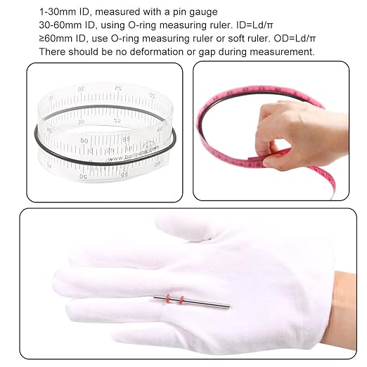 uxcell Silicone Rubber O-Ring Assortment Kit 225 Pieces 15 Sizes Metric VMQ Sealing Gasket Set, Red