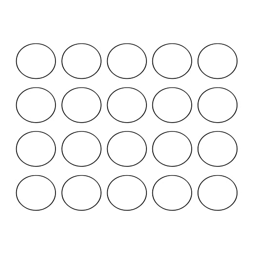 HARFINGTON 20pcs Nitrile Rubber O-Rings 30mm OD 28mm ID 1mm Width Metric Buna-N NBR Sealing Gasket Plumbing Sealing Repair O Rings for Car Auto Vehicle Repair Faucet Air Gas