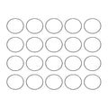 HARFINGTON 20pcs Nitrile Rubber O-Rings 30mm OD 28mm ID 1mm Width Metric Buna-N NBR Sealing Gasket Plumbing Sealing Repair O Rings for Car Auto Vehicle Repair Faucet Air Gas