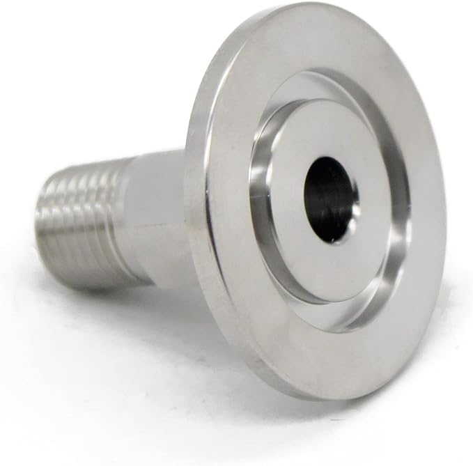 SS304 KF25 NPT Male Adaptor thread 1/4" NW25 KF Male coupling ISO-KF25 X NPT 1/4"
