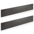 Rocaris 2 Pcs 2 x 1/4 x 12 Inch A36 Hot Rolled Steel Base Plate, Steel Flat Bar Metal Stock for Construction Boards, Structure Support, Weldable Square and Industrial