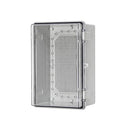 Waterproof Electrical Junction Box Waterproof Box ABS Plastic Enclosure Switch Router Project Box Electronics Enclosure with Mounting Plate Wall Bracket Clear (11.4"x7.4"x5.5")