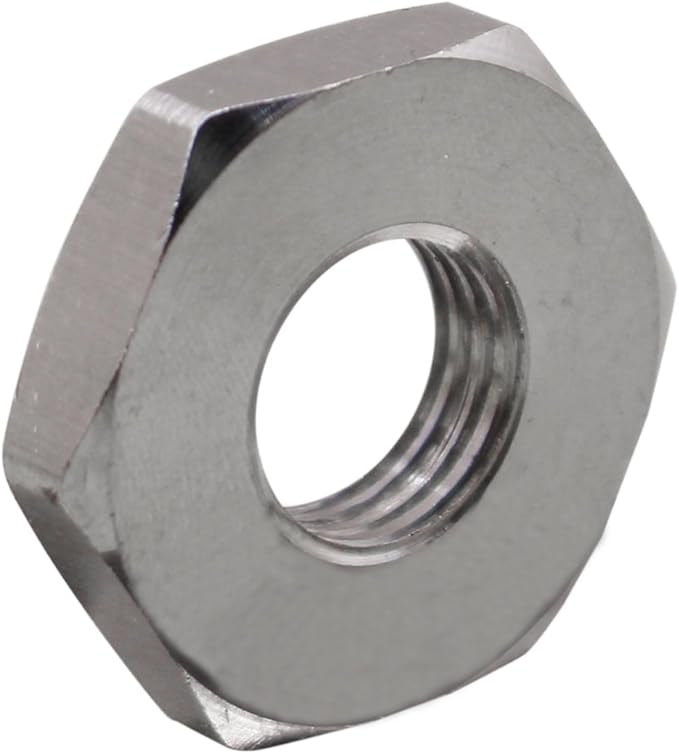 DERNORD Cast Pipe Fitting Stainless Steel 304 Hex Locknut NPT Female (1/4 Inch)
