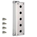 MJ-Box 304 Stainless Steel 12 x4 x3 Push Button Box, IP66 Dustproof Outdoor Indoor Electrical Enclosure with Mounting Plate(Five Hole)