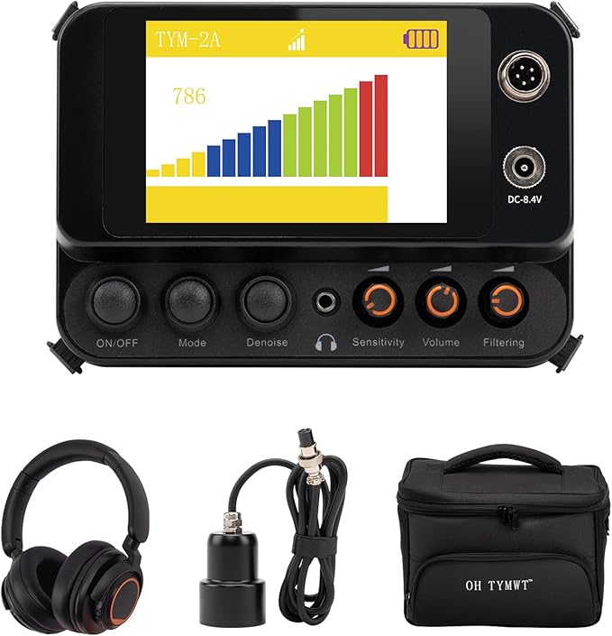 OH TYMWT-2A Underground Water Leak Detector, Ultrasonic Water Leak Sensor Pipes Water Leak Alarm Detector