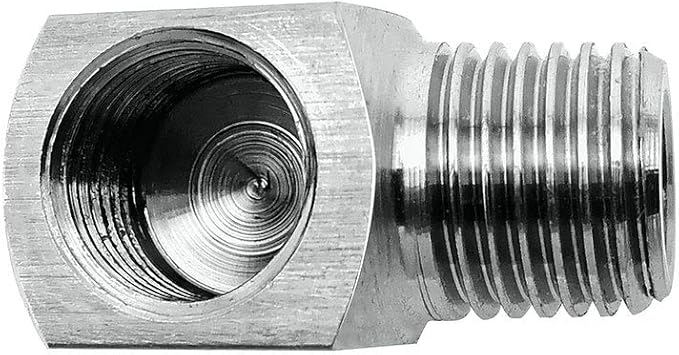 Beduan Stainless Steel Cast Pipe Fittings 90 Degree Barstock Street Elbow 1/4" NPT Male x 1/4" NPT Female Water Fuel Air