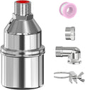 304 Stainless Steel Float Valve,Stainless Steel Float Valve,1/2 to 3/4 Inch Automatic Water Level Control, No Pump Needed for Water Tanks,Livestock Troughs（Top/Side Entry）