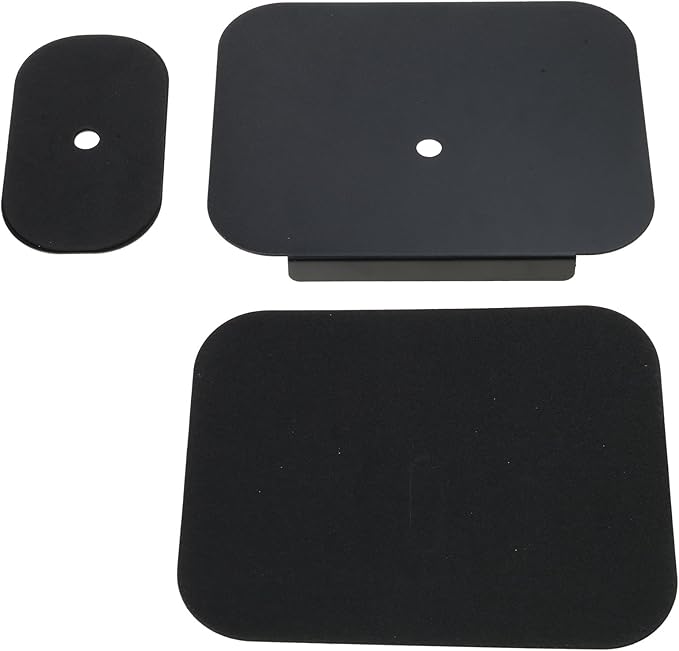 Monitor Mount Reinforcement Plate for Fragile Tabletops Steel Bracket Plate Fits Most Stand C-Clamp Installation Height Adjustable Stand