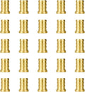 SUNGATOR 25-Pack 1/2" Pex Plug End Cap, No Lead Brass, Pex Fittings 1/2 Inch, NSF, UPC Certified