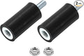 uxcell M5 Rubber Mounts, 2Pcs 15x30mm(DxH) Rubber Cylindrical Anti Vibration Isolator Shock Absorber with Lock Nut for Car Bobbin Generator Air Compressors
