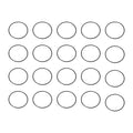 HARFINGTON 20pcs Nitrile Rubber O-Rings 24mm OD 22mm ID 1mm Width Metric Buna-N NBR Sealing Gasket Plumbing Sealing Repair O Rings for Car Auto Vehicle Repair Faucet Air Gas