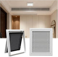 Return Air Filter Grille Duct Opening, Aluminum Air Vent Grille with Filter, Easy Install Removable Hinged Panel for Wiring, Louvered Access Panel for Drywall(20 * 24 in/500 * 600mm)