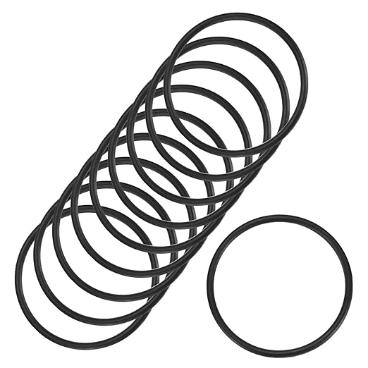 10-Pcak Nitrile Rubber O-Rings, 35mm ID, 39mm OD, 2mm Width, Metric Sealing Washer Gasket for Automotive Machine Plumbing/Faucet/Air or Gas Connections, Resists Oil and Heat