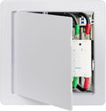 Donext Access Plumbing Panel for Drywall Ceiling, 8x8 in Plastic Access Door, Wall Hole Cover Plate for Plumbing & Electrical & Wiring, White