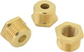 1/2 to 3/8 inch reducer faucet adapter - compressed brass pipe fittings, 3/8 "female to 1/2" male water supply pipe adapter for RV kitchen water supply pipes, compatible with 3 pipe fittings