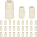 (30 Pack) EFIELD CPVC CTS Male Adapter Fittings, 1/2" Slip X 1/2" Male Thread,(CPVC033-10-30PCS)