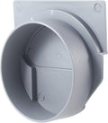 URA WATER - End Outlet Connector for Gray Plastic Drain UA-100 Series