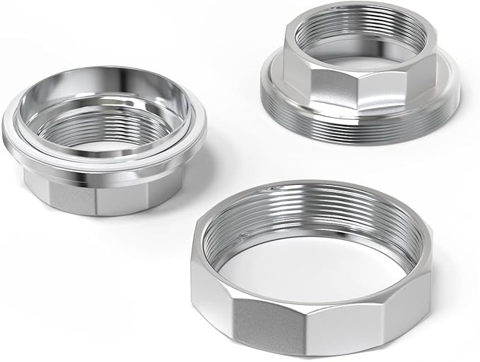 TAISHER 1PCS 304 Stainless Steel Union，3" NPT Female Cast Pipe Fitting