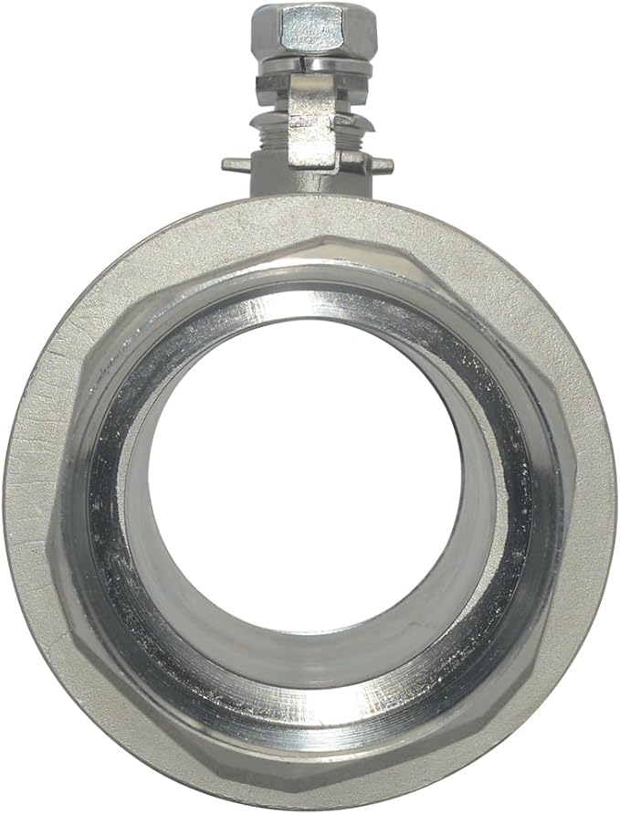 DAN SPEED 4" NPT Female 316 Stainless Steel Full Port Ball Valve Vinyl Handle WOG1000