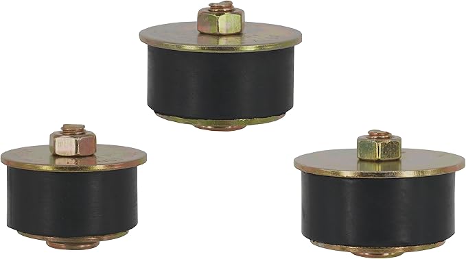 3 Sizes (3pcs) Rubber Expansion Plug, Fit Hole Size: 1-1/2"~1-7/8" (38mm~47mm) Automotive Rubber Freeze Plug