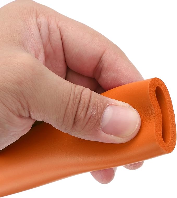 uxcell Foam Tubing for Handle Grip Support, Pipe Insulation Outside Pipe Lagging, 22mm(7/8") ID 31mm(1 1/4") OD 1m Orange