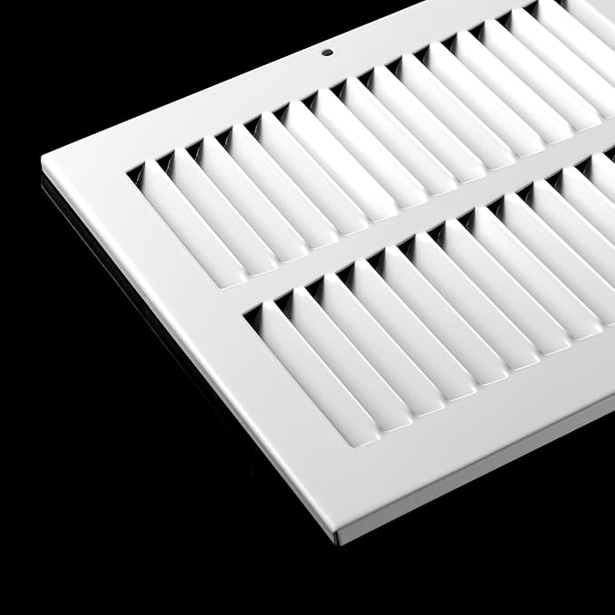 20x10 Return Air Grille(Duct Opening Size),Air Return Vent Cover,Flat Vent Cover,Rejillas De Aire Acondicionado para Casa,Return Air Grilles,Outer Dimensions:21.75"Wx11.75"H(20"Wx10"H, Duct Opening)