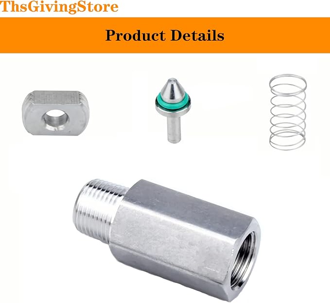 1/4 Inch NPT Female to Male Thread 304 Stainless Steel Check Valve One Way Non-Return Valve for Water Oil Gas Check Valve 1PCS