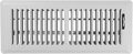 Shoemaker 4x12 Floor Register – Cement Gray Heavy Duty Metal Floor Vent Cover for Home Floors - Premium Forced Air Vent Covers