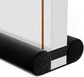 Door Draft Stopper for Bottom of Door, Upgraded Under Door Gap Filler for Big Gap, No Folding Required, Flexible Installation Door Sweep soundproofing Strip for Home & Apartment, 28-32in, Black