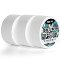 YONGJIN Strong Duct Tape Waterproof - 3 Pack 1.88 Inch x 20 Yards Each All Weather Duct Tape, No Residue, Heat Resistant, Multi-Purpose for Indoor Outdoor Repairs and DIY (White)