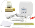 FloodStop Water Heater Leak Detector Kit with Automatic Water Shut-Off and Visual/Audible Alarms, 3/4" NPT MIP x FIP