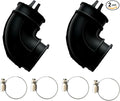 2Pcs WD24x33918 Dishwasher Circulation Pump Elbow Hose And Clamp Kit For GE Dishwasher drain hose WD19X25460 WD19X25700 dishwasher elbow hose kit,dishwasher pump to sump elbow hose